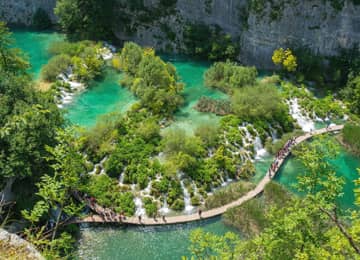 Plitvice Lakes Landscape