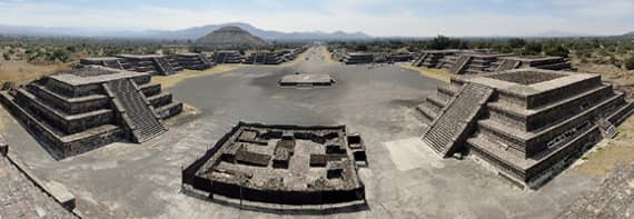 Teotihuacan landscape